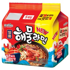 팔도일품 해물라면 115g, 5개