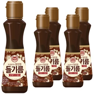 해표 참진한 들기름, 320ml, 5개