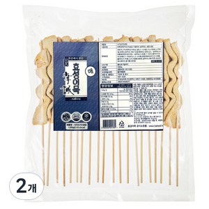 효성어묵 사각꼬지 (냉동), 1kg, 2개