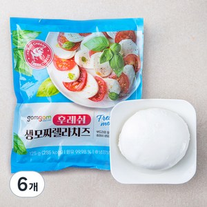 곰곰 후레쉬 모짜렐라 치즈, 6개