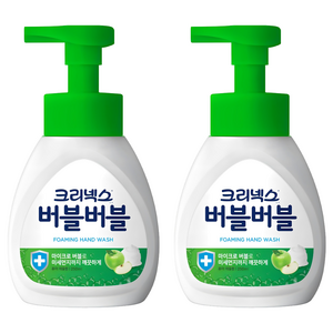 크리넥스 버블버블 핸드워시 퓨어애플, 250ml, 2개