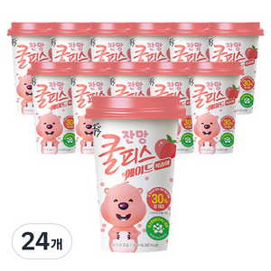 소와나무 쿨피스 에이드 복숭아, 24개, 300ml