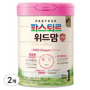 파스퇴르 위드맘 제왕 1단계, 750g, 2개