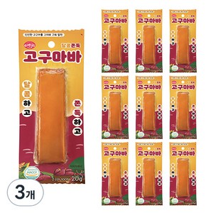 이더스 달콤쫀득 고구마바, 200g, 3개