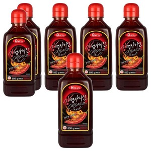 움트리 강캡사이신 액상소스, 550g, 6개