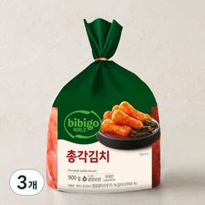 비비고 총각김치, 900g, 3개