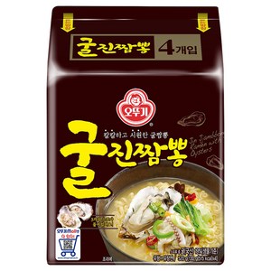 오뚜기 굴진짬뽕 130g, 4개