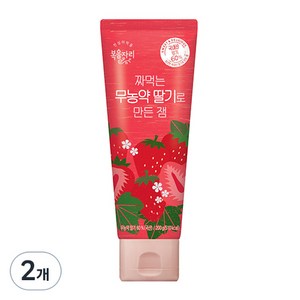 복음자리 짜먹는 딸기잼, 200g, 2개