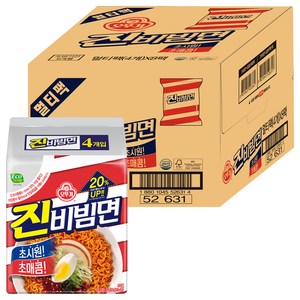 오뚜기 진비빔면 156g, 32개