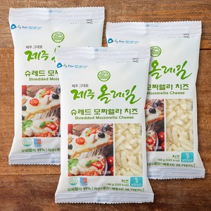 제주 올레길 슈레드 모짜렐라치즈, 100g, 3개