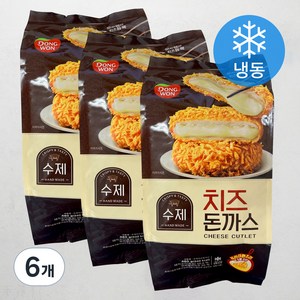 동원 수제 치즈 돈까스 (냉동), 480g, 6개