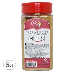 내츄럴스파이스 가람마살라, 250g, 5개