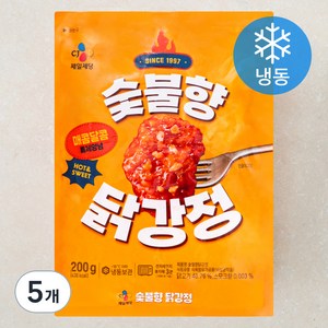 CJ제일제당 숯불향 닭강정 (냉동), 200g, 5개