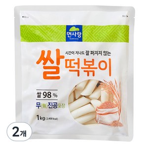 면사랑 쌀 떡볶이떡, 1kg, 2개