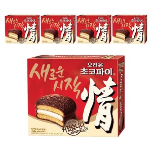 오리온초코파이 정, 468g, 5개