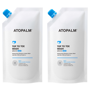 아토팜 탑투토 워시 리필형, 250ml, 2개