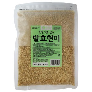 청그루 불릴 필요 없는 발효현미, 1kg, 1개