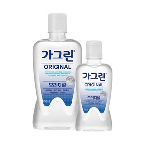 가그린 오리지널 구강청결제 750ml + 250ml, 1세트