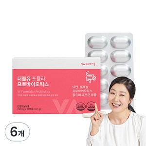 비타민마을 더블유 포뮬라 프로바이오틱스 10.5g, 30정, 6개