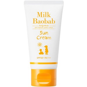 밀크바오밥 베이비앤키즈 선크림 SPF50+ PA++++, 1개, 80ml