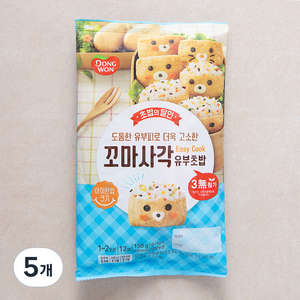 동원 꼬마사각 유부초밥, 150g, 5개