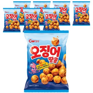 청우식품 오징어땅콩, 90g, 8개