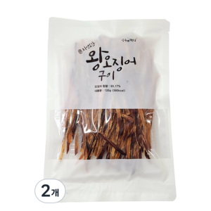 더먹다 왕오징어구이, 120g, 2개