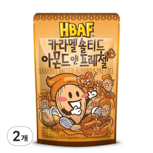 바프 카라멜 솔티드 아몬드 앤 프레첼, 190g, 2개