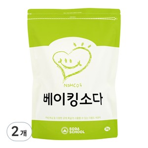 소다스쿨 베이킹소다, 3kg, 2개