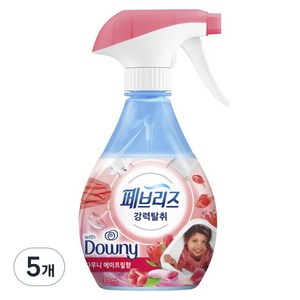 페브리즈 섬유탈취제 다우니 에이프릴향 본품, 370ml, 5개