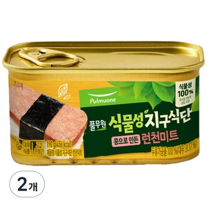 풀무원 식물성 지구식단 런천미트, 2개, 190g