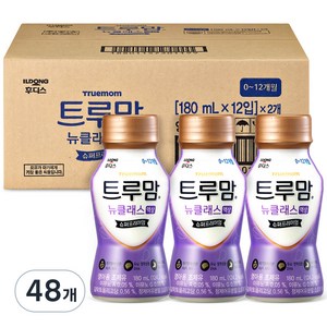 일동후디스 트루맘 뉴클래스 액상분유 1단계 180ml, 48개