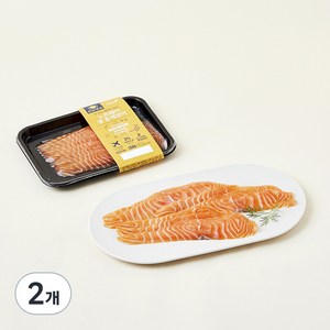 동원 노르웨이 생 훈제연어, 150g, 2개