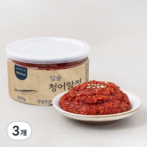 입술젓갈 청어알젓, 3개, 400g