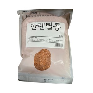 두보식품 바른곡물 깐렌틸콩, 2kg, 1개