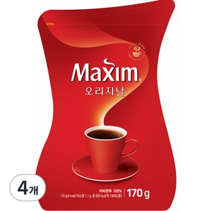 맥심 오리지날, 170g, 1개입, 4개