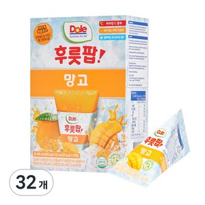 돌 후룻팝 망고, 62ml, 32개