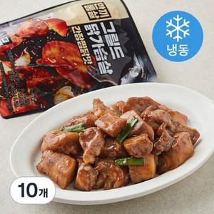 한끼통살 그릴드 닭가슴살 간장찜닭맛 (냉동), 100g, 10개