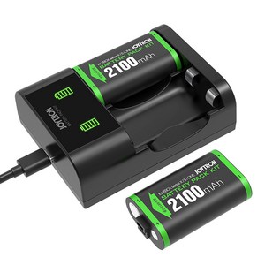 조이트론 무선 컨트롤러 충전 듀얼 2100mAh XSX XBOX 배터리 팩 키트, 1개, JTXS-201