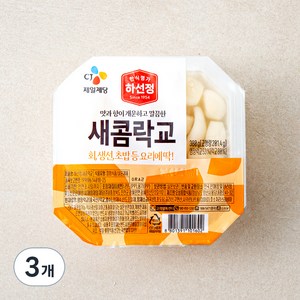 하선정 새콤락교, 380g, 3개