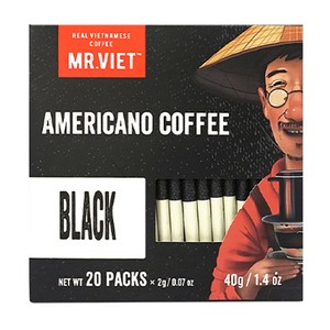 MR.VIET 블랙 원두커피믹스, 40g, 20개입, 1개