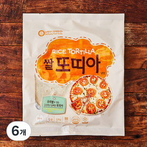 남향푸드또띠아 쌀또띠아, 225g, 6개