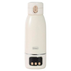에디슨 원터치 가열 분유 보온병, 아이보리, 500ml, 1개