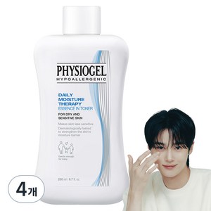 피지오겔 데일리 모이스쳐 테라피 에센스 인 토너, 200ml, 4개