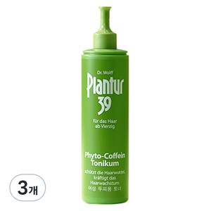 플란투어39 파이토 카페인 헤어토닉, 200ml, 3개