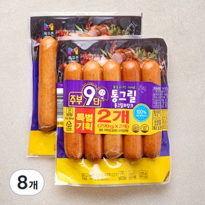 목우촌 주부9단 통그릴 프랑크, 290g, 8개