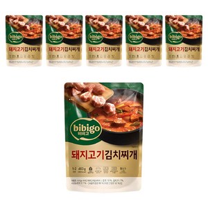 비비고 돼지고기김치찌개, 460g, 6개