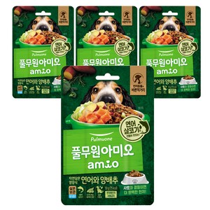 아미오 전연령용 자연담은 영양식 습식사료, 연어, 50g, 4개