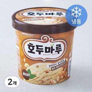 해태아이스크림 호두마루 (냉동), 660ml, 2개