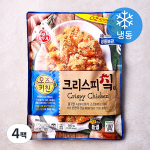 오뚜기 오즈키친 크리스피 치킨 (냉동), 500g, 4개